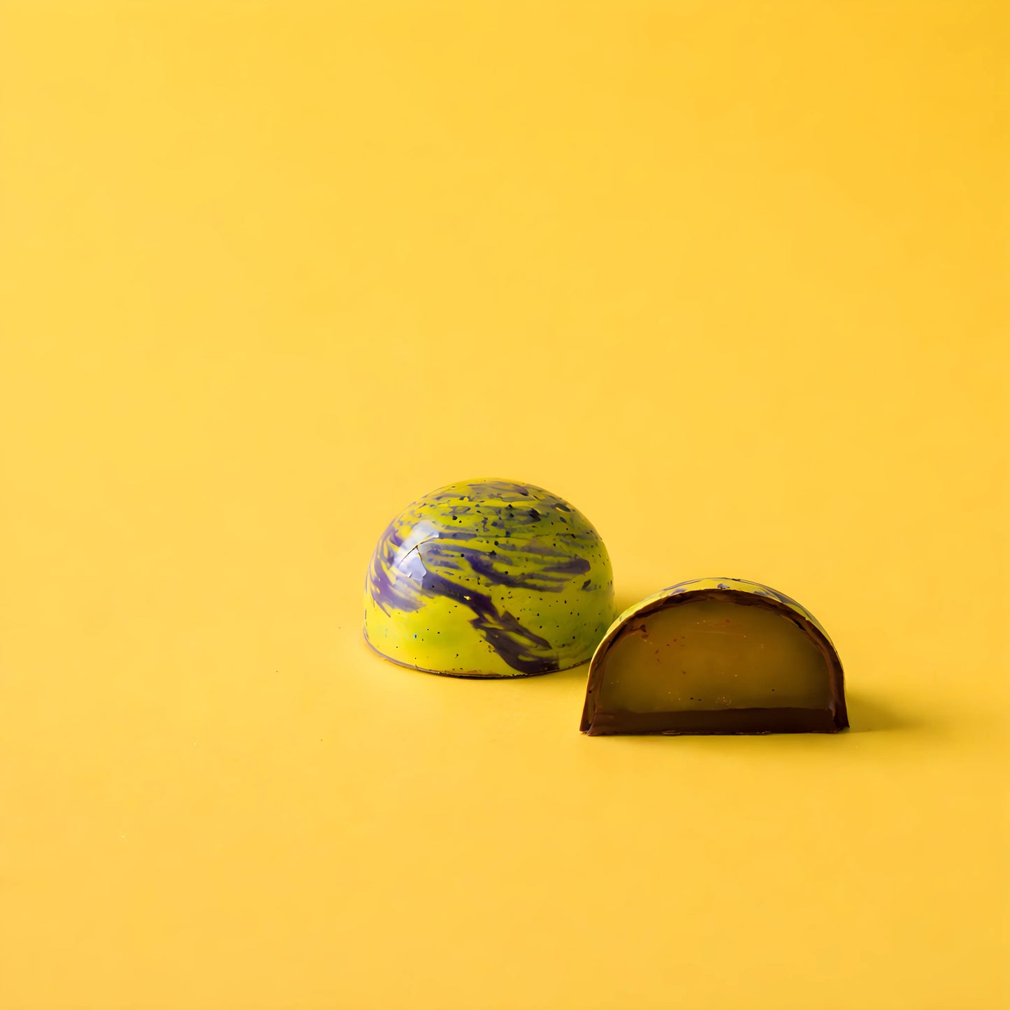 Dark Chocolate + Passion Fruit Caramel